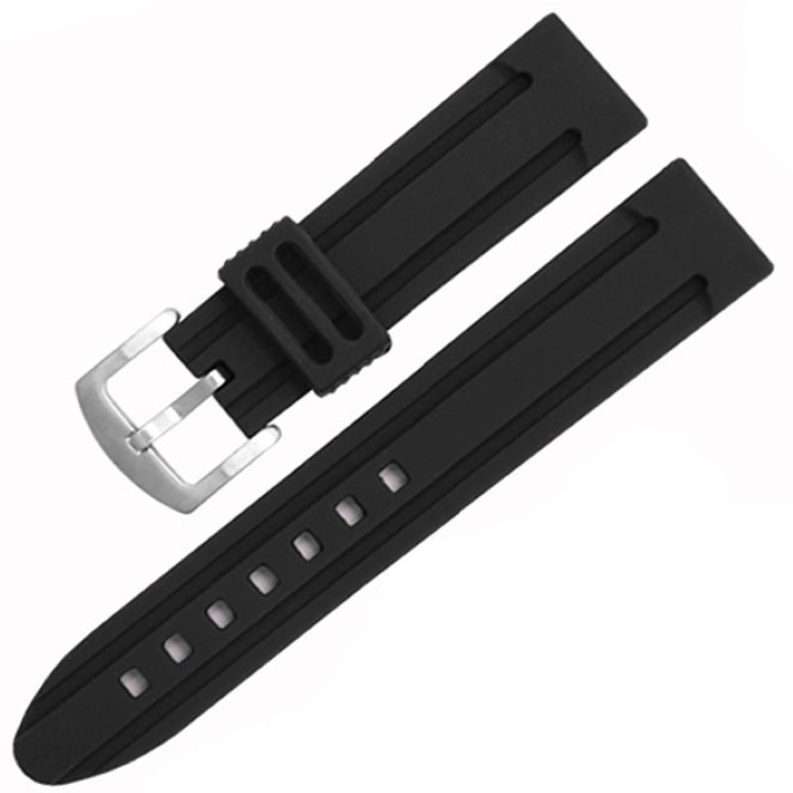 Titta på band Black Sprot -handledsrem för Kospet Prime 2 Prime2 SE Högkvalitativ silikonbytesarmband Watch Band Watchband276q