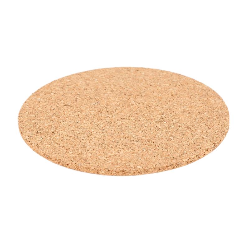 1/3/5/Plain Round Cork Coaster Coffee Drink Tea Cup Mat Wood Placemat Wine Table Mat