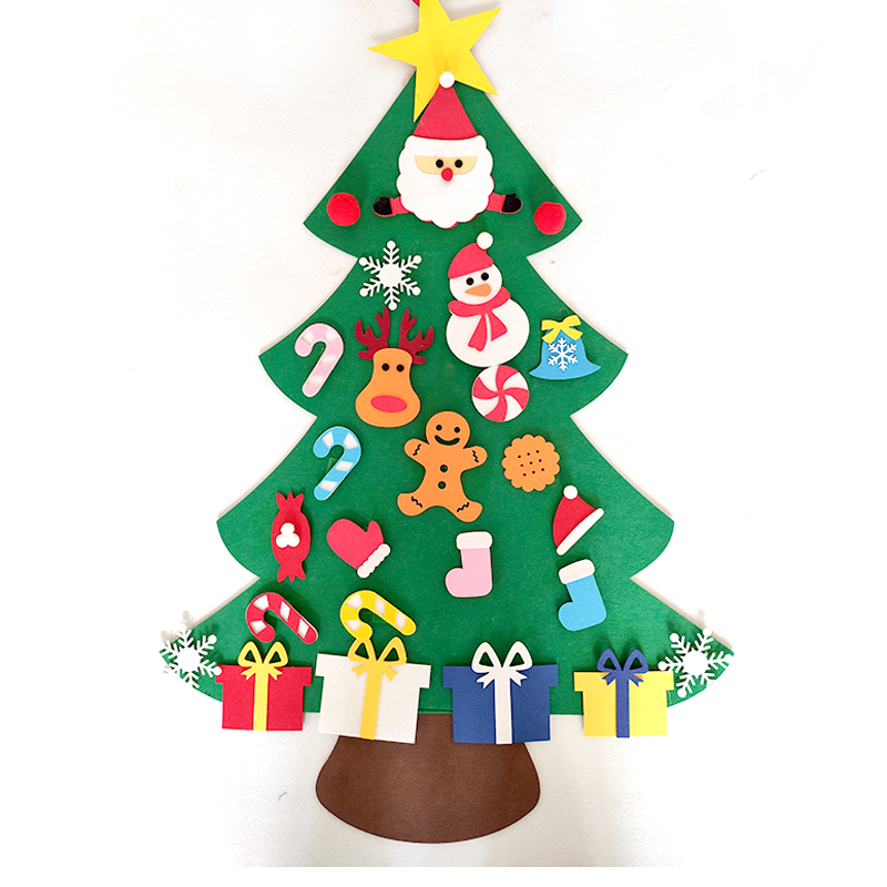 Fai da te Feel Christmas Tree Merry Christmas Decorations for Home 2022 Ornamenti natalizi Noel Navidad Xmas Gifts New Year 2023