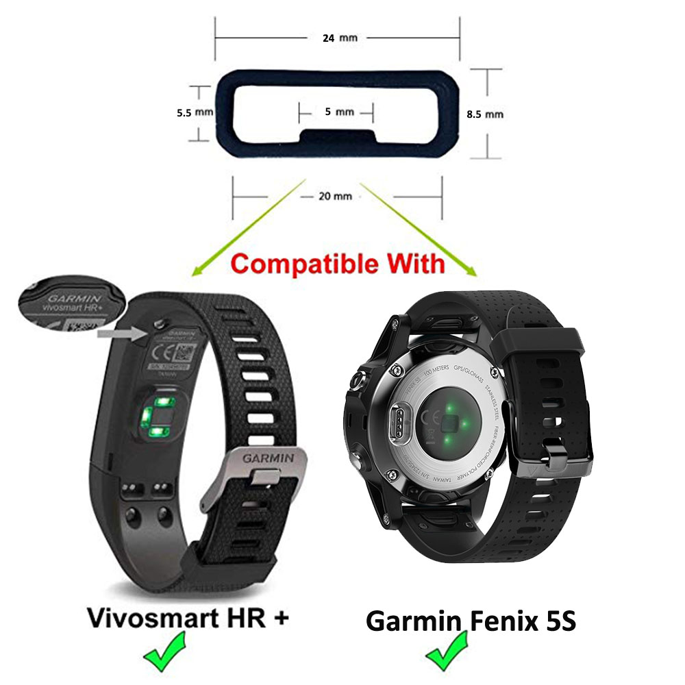 Strap Keeper Loop Security för Huawei Honor GSPRO/Honor Magic/Polar Vantage M Holder Retainer Ring för Galaxy Watch 42mm/Amazfit