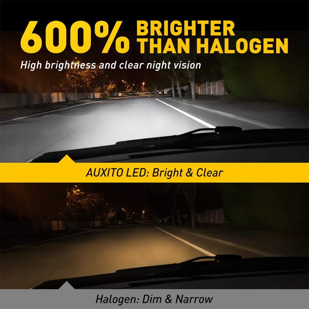 Auxito 20000lm 100W Süper Parlak H4 LED CANBUS AUTO FARLAMP TURBO 9003 BMW E46 E90 F10 için Yüksek Düşük Kirli Far Ampulü