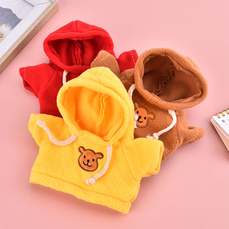 Doll Accessories For 30cm Duck Dog Plush Dolls Clothes Mini Backpack For 30cm LaLafanfan Duck Hoodie Overall Animal Clothing Toy