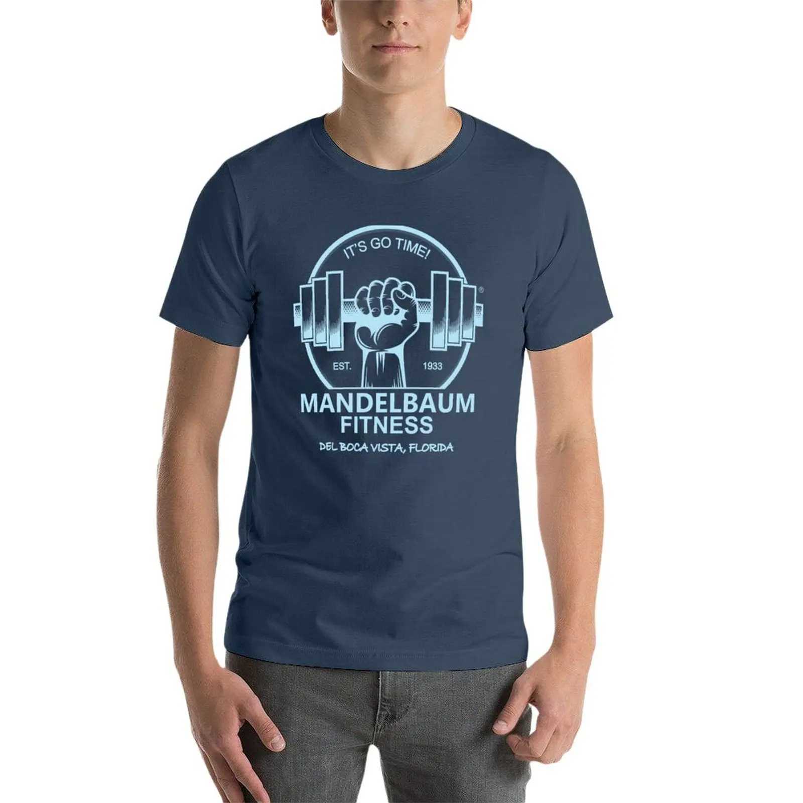 T-shirts pour hommes Mandelbaum Fitness Gym Shirts DARK - Del Boca Vista T-Shirts hauts Floride - T-shirts personnalisés pour hommes J240330