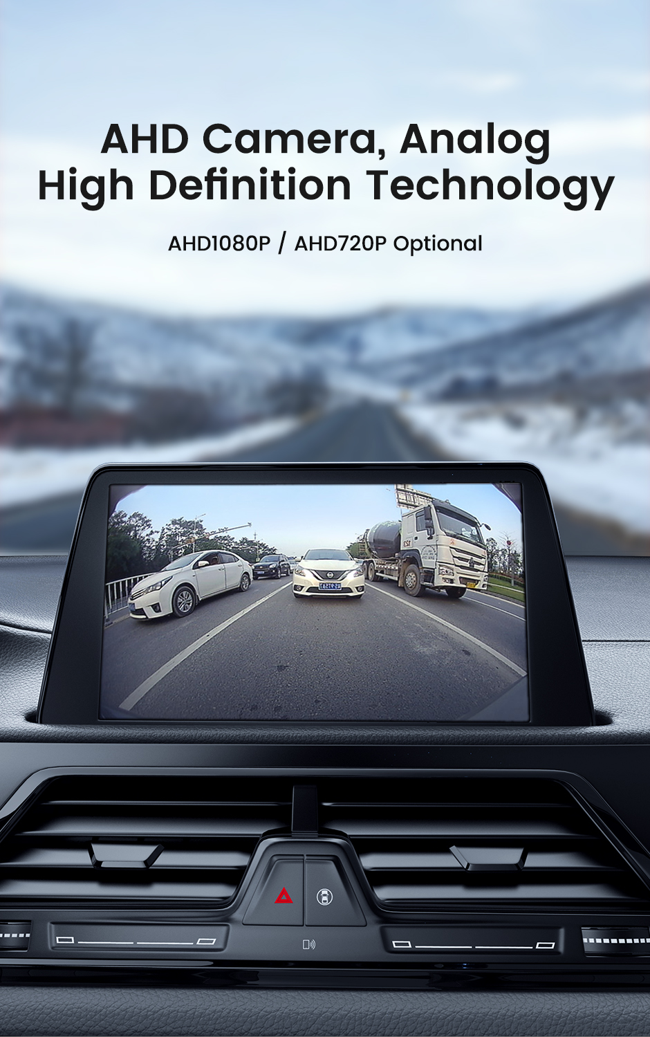 AHD Vehicle Brake Light Rear View Camera For Ram ProMaster City Fiat Doblo 263 Van 2010-Present Opel Vauxhall Combo 2011-2018