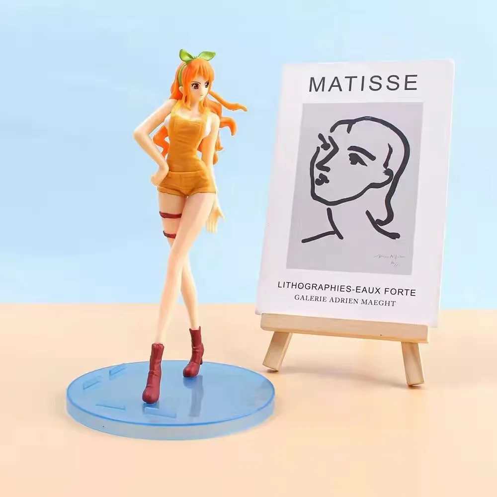 Anime Manga 17 centimetri Anime One Piece Figura Nami Action Figures Sexy Girl Waifu Modello IN PVC Da Collezione Giocattoli Ornamento Room Decor Regali 24329