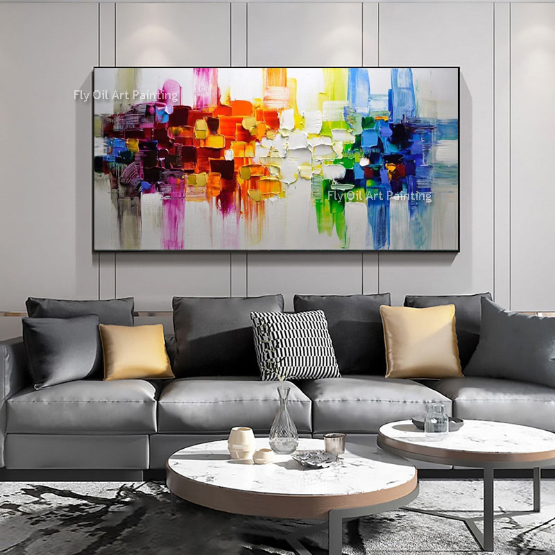 Mural Modern Modern Abstract Pintura Decorativa Óleo de parede Picture Impressão paisagem abstrata arte obra de arte