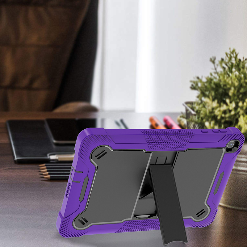Honor Pad x8 10.1 inç için şok geçirmez kasa, ağır hizmet tipi tam vücut tablet koruyucu kasa, yumuşak silikon şok geçirmez ayarlanabilir stand kauçuk kapağı