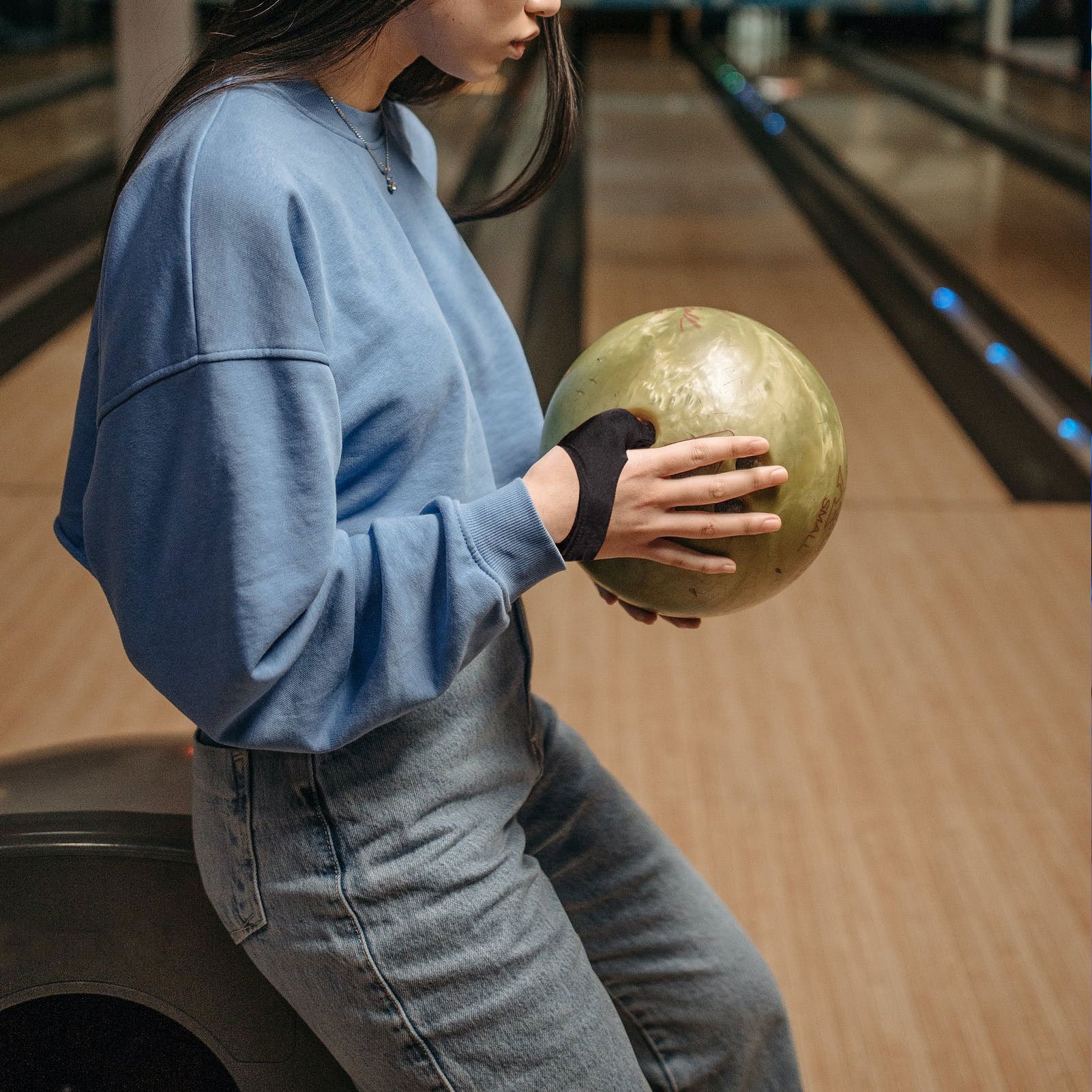 Il pollice di bowling copre universali unisex adulti bowling risparmiare i guanti da bowling compatti e leggeri uomini e donne