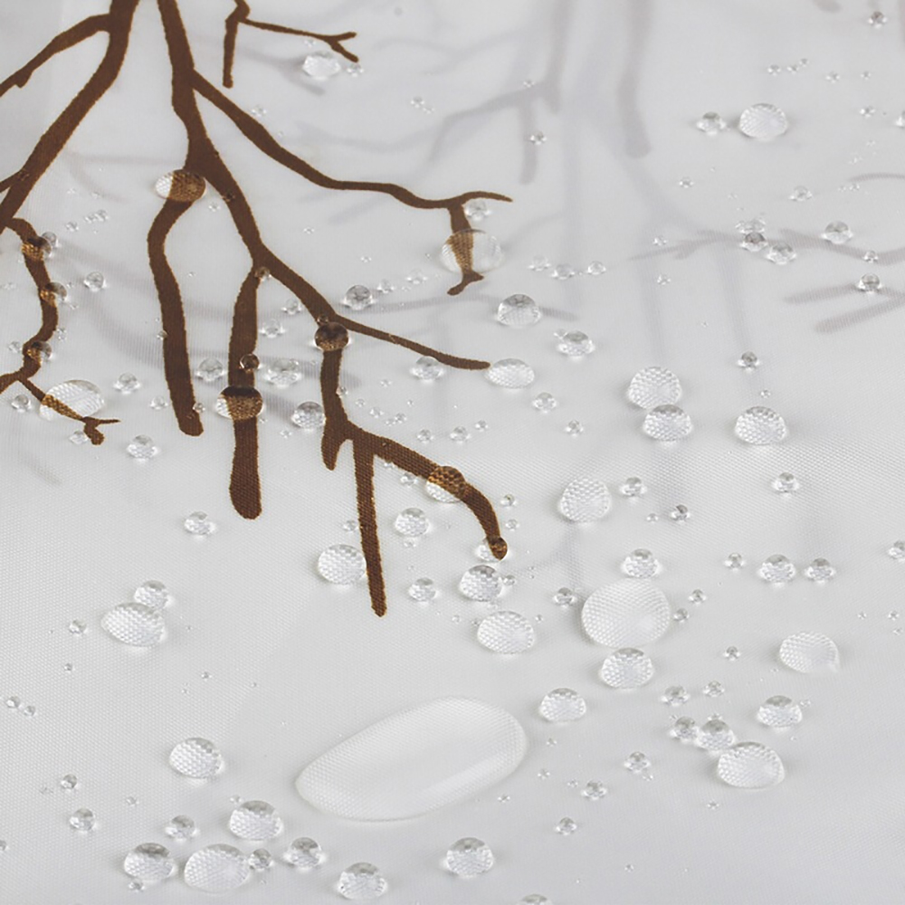 3D водонепроницаемая ткань для душа занавески цветы с рисункой печать ванна.