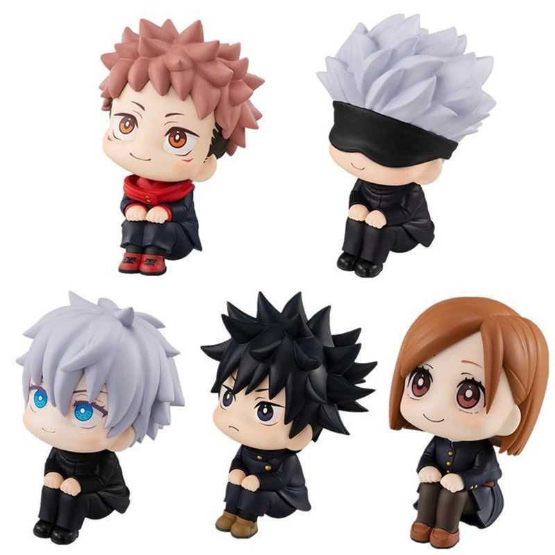 Manga Jujutsu anime Kaisen Q Figures 10cm Satoru Gojo Itadori Yuji Kugisaki Megumi PVC Action Action Actures Kids Toys ANIME Figures 240414