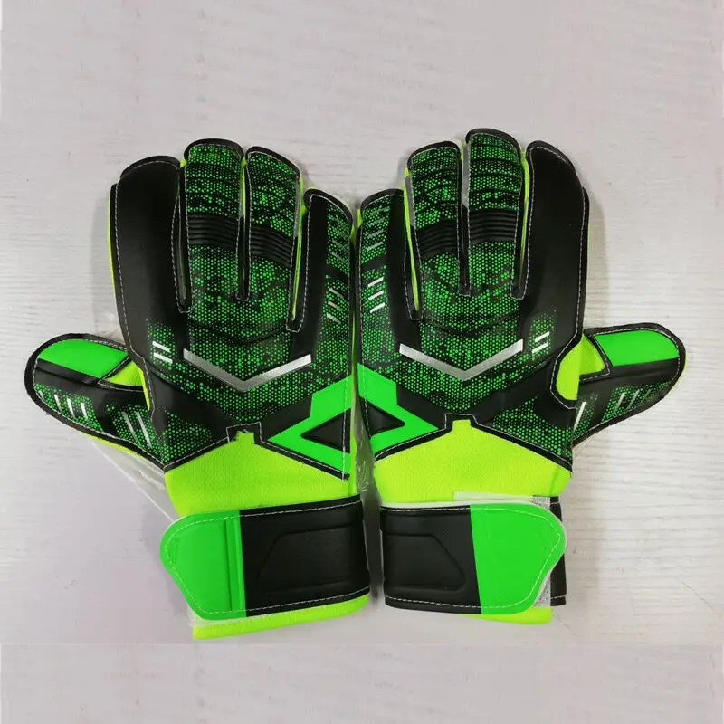 Gloves Professional Soccer Goalkeeper Gloves Strong 5 Finger Protection Thicken Latex adult youth Goal Keeper De Futebol Goalie Gloves