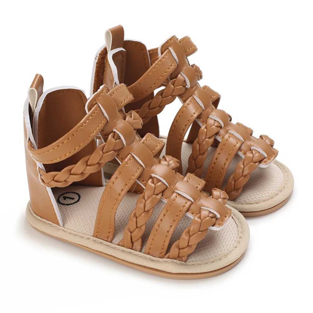 Sandales Baywell bébé filles nœud sandales doux anti-dérapant semelle Cribster chaussures fête mariage chaussures nouveau-né premiers marcheurs décontracté plage chaussures 240329