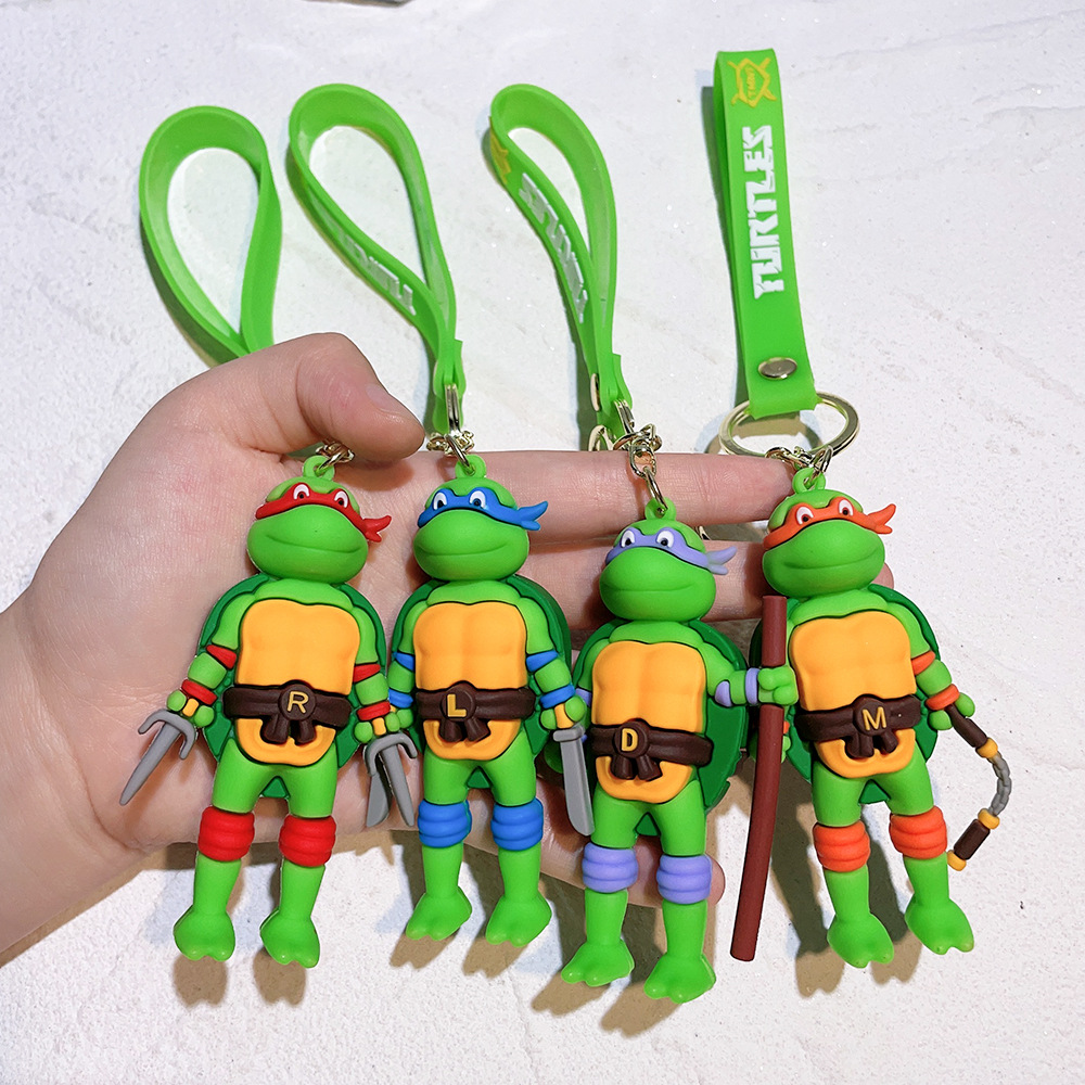 Fashion Cartoon Movie Character Keychain Rubber And Key Ring For Backpack Jewelry Keychain 083541