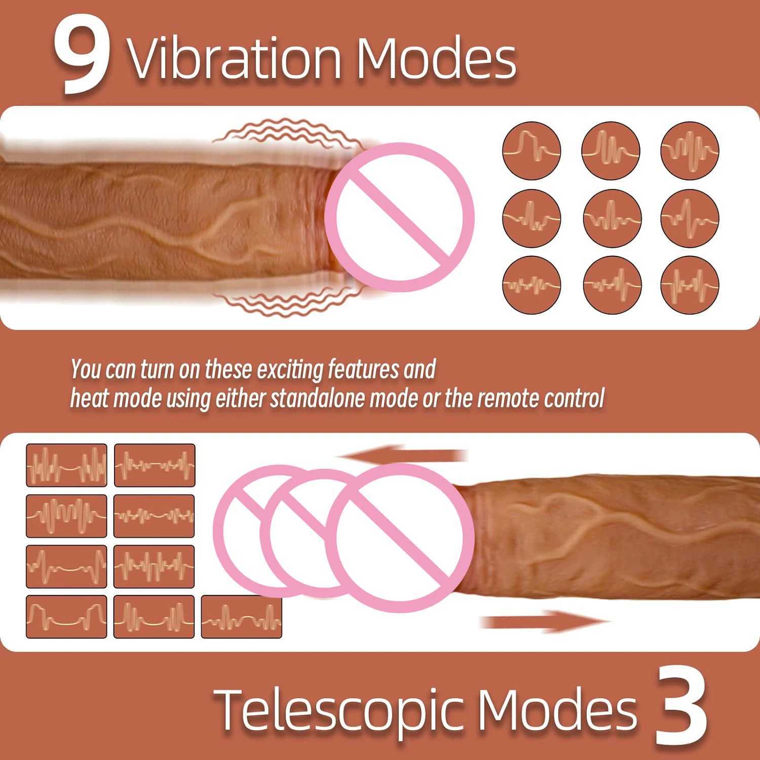 Nxy dildos dongs som driver realistiska dildo vibrator silikon anal för g spot stimulering fjärrkontroll uppvärmning sexleksaker kvinnor 240330