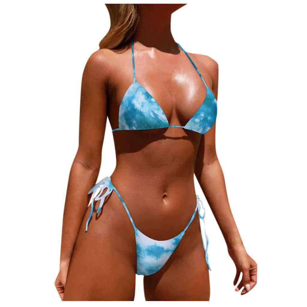 Costume da bagno da donna Costume da spiaggia solido sexy Costume da bagno da donna Costume da bagno estivo da spiaggia bikini Adatto costumi da bagno sexy da donna J240330