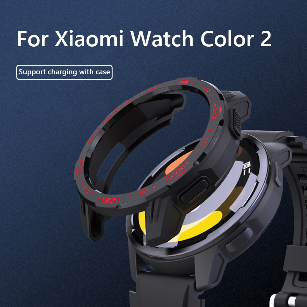 Защитник корпус для xiaomi Watch S1 Active/Xiaomi Watch Color 2 PC Watch Case New Cover Shell Protector Accessories