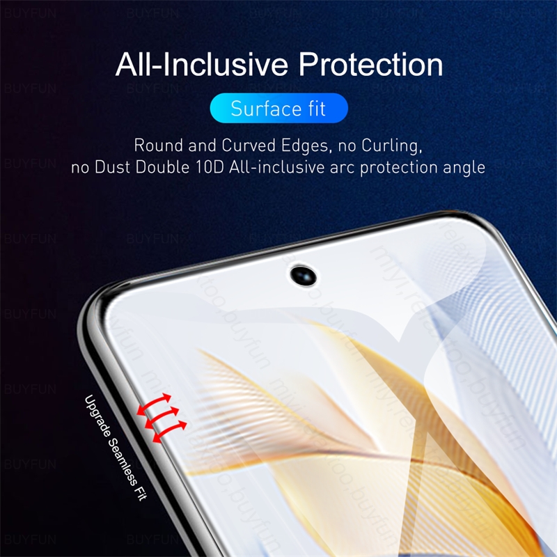 6IN1 Hydrogel Film Screen Protector for Honor 90 5G Camera Glass Honar Honer 90 Lite 90lite Light CRT-NX1 Honor90 Rea-NX9 6.67 