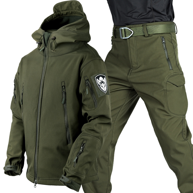 Giacca tattica impermeabile set di giacca uomini uniforme militare camuffamento da tute calde percorsi da estate escursionistica abiti da estate