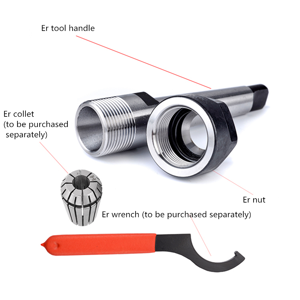 MTA/MTB-ER COLLET COLET HOWERDER ER11 ER16 ER20 ER25 ER32 ER40 CNC TATHE PORCE WORCE HOLDER MTB2 MTB3 MTB4 резьба для мельницы