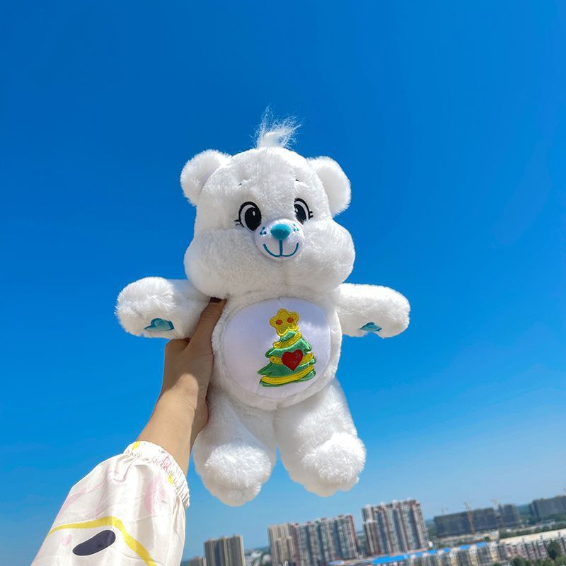 الجملة Happy Rainbow Bear Plush Toys Children's Games Playmates Holiday Holding Decor