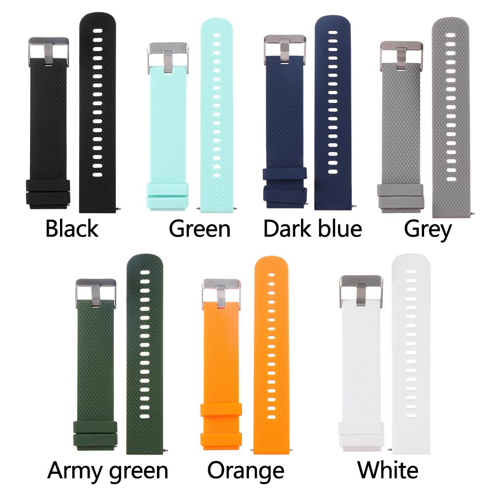 Para Garmin Vivoactive 3 / Vivomove HR 20 mm de Silicona Sport Strap Reemplazo de pulseras Reloj Band Accesorios inteligentes