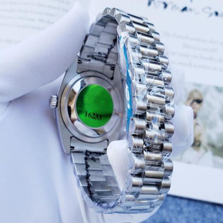 2021 Nuevo reloj para mujer Esfera de 40 mm con diamantes Espejo de zafiro Relojes mecánicos automáticos Calendario dual Acero inoxidable WRI220K