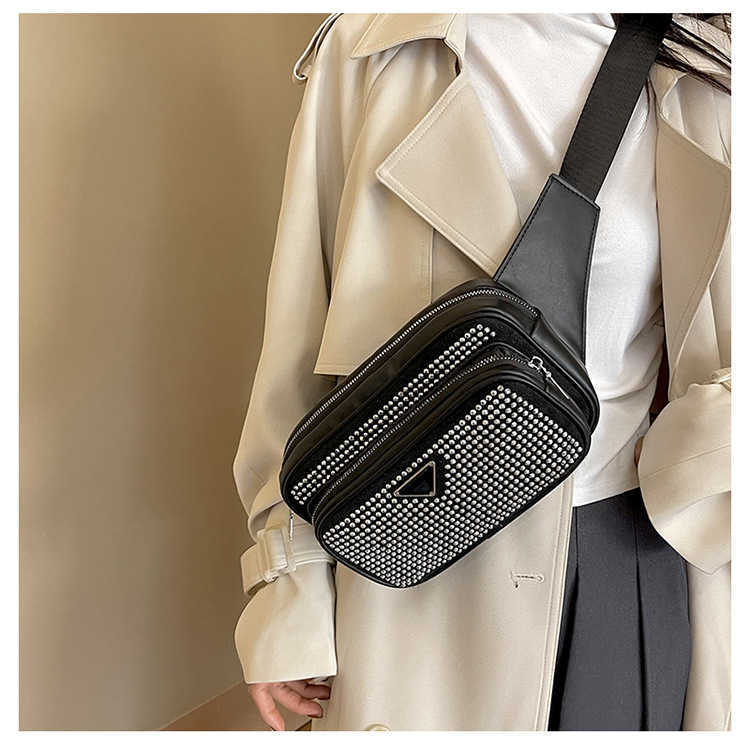 22% OFF Designer bag 2024 Handbags Fashion Brilliant Chest Camera Womens Western Style One Shoulder Crossbody Water Portable Waist