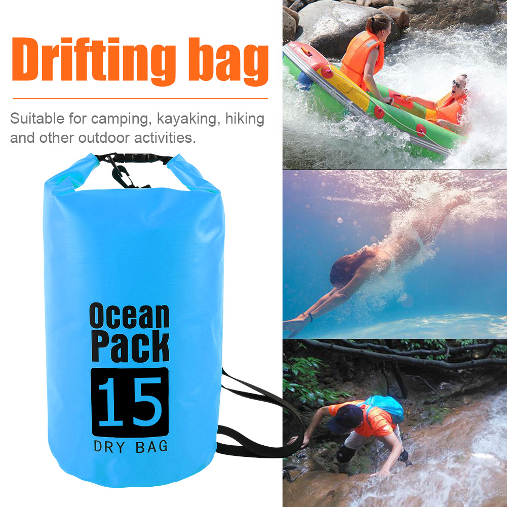 2L/5L/10L Saco seco al aire libre Bolsa de natación impermeable Rafting Kayaking River Trekking Rafting Floting Boating Water Bag