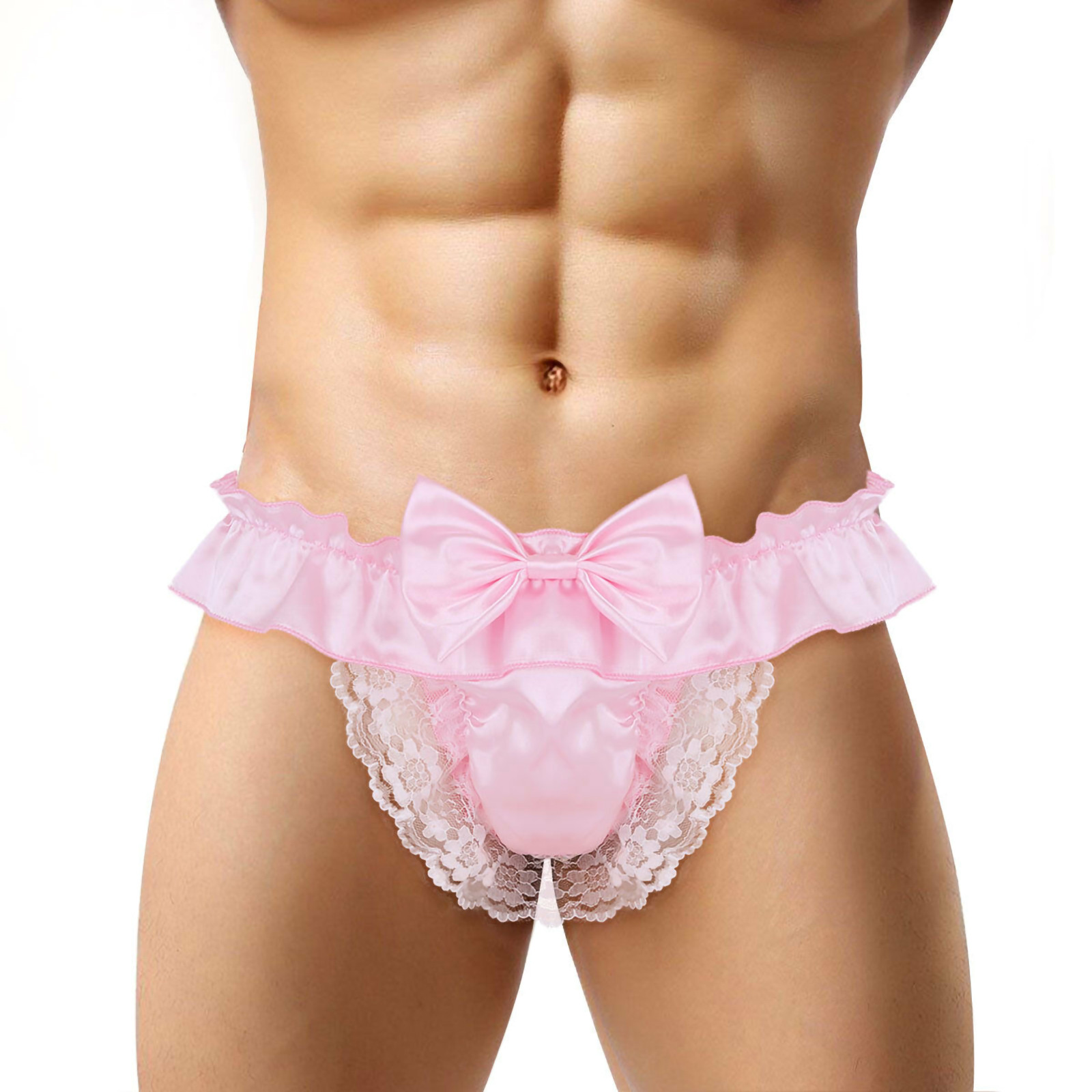 Les hommes de sous-vêtements ouverts des hommes à faible poudre G-string G-string bics de cordes G-string sexy