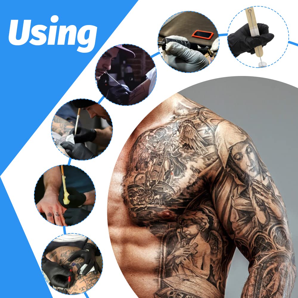 Kit di macchine da tatuaggio bobina con aggressioni di tatuaggi le ghiottoni gli accessori la pratica del tatuaggio il tatuaggio