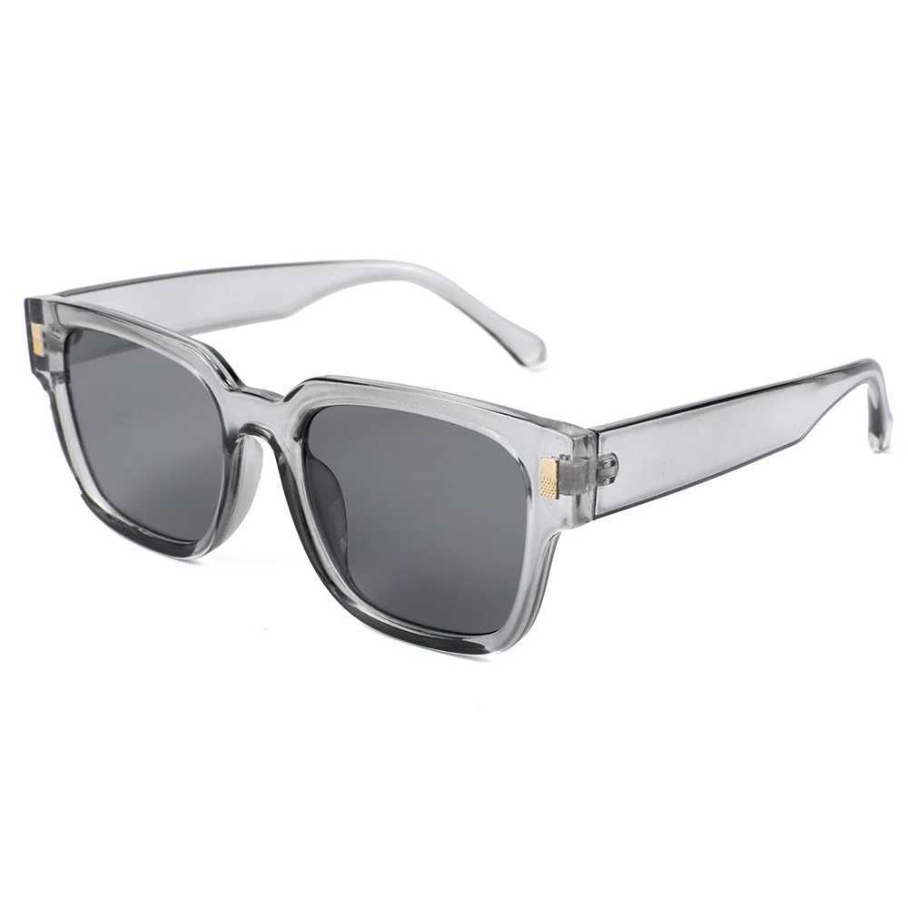 Gafas de sol Gafas de sol cuadradas de gran tamaño de verano Gafas de sol de moda para mujer Gafas de tono retro UV400 Proteger las gafas de calle para mujeres y hombres J240330