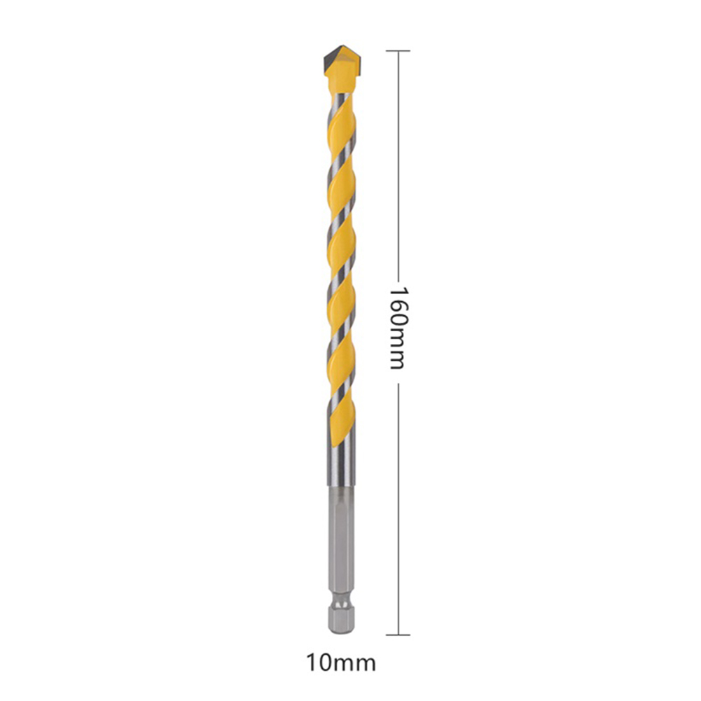 Drill Bit 5/6/8/10/12 мм вольфрамовый карбид для каменного бетонного кирпичного камня 160 мм шестнадцатеричного хвостового