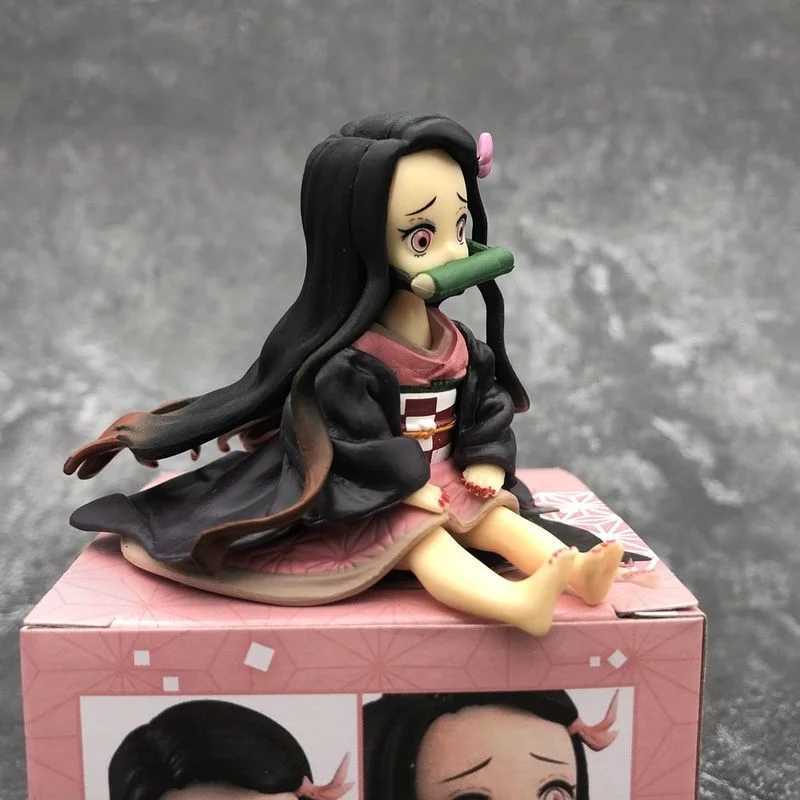 Anime Manga Dämon Premium Chokonose Japan Anime Figur 7CM PVC Kamado Nezuko Spielzeug für Jungen Anime Action Figure Kostenloser Versand Artikel 24329