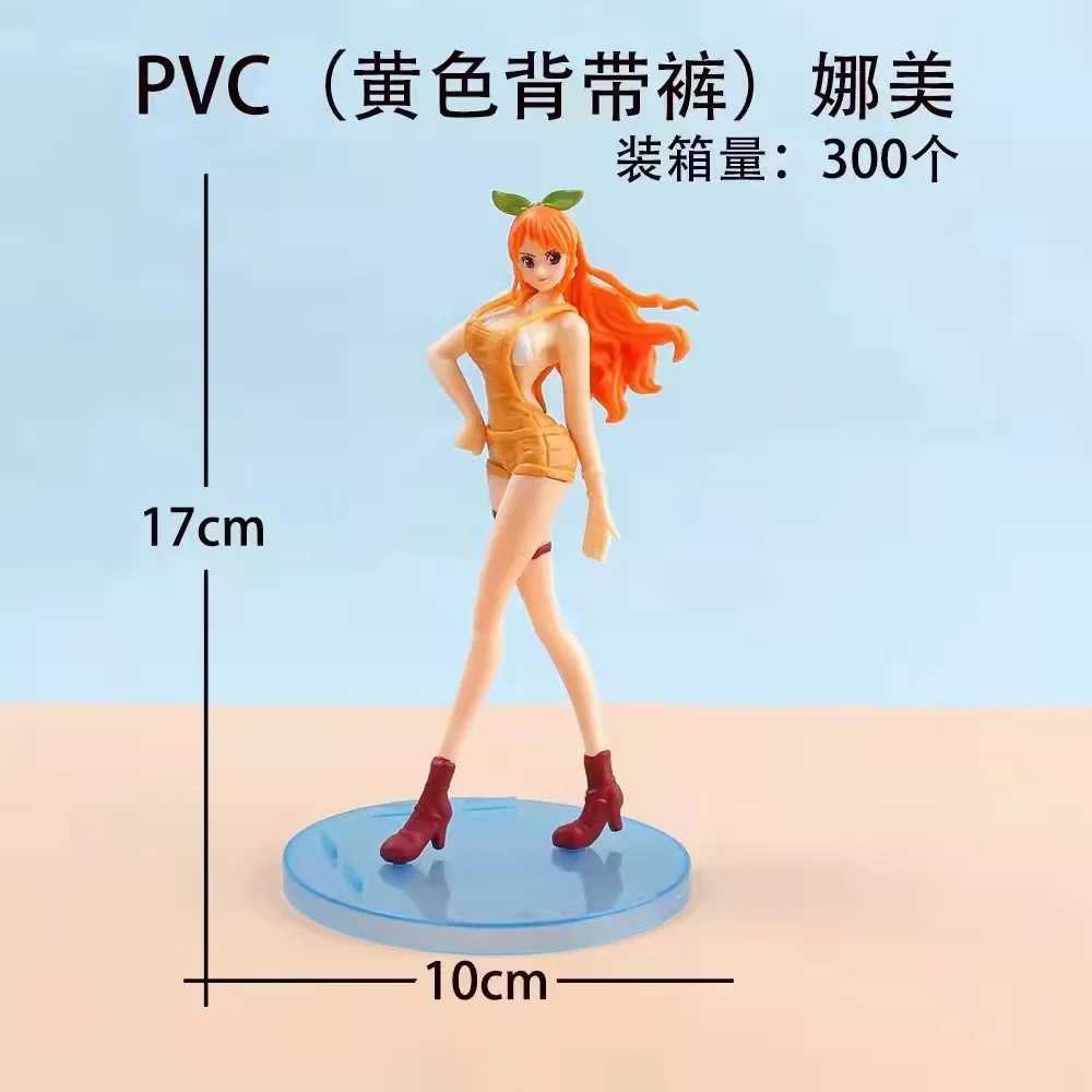 Anime Manga 17cm Anime One -Stück Figur Nami Actionfiguren Sexy Mädchen Waifu Model PVC Sammlerstücke Spielzeug Ornament Room Dekor Geschenke 240413