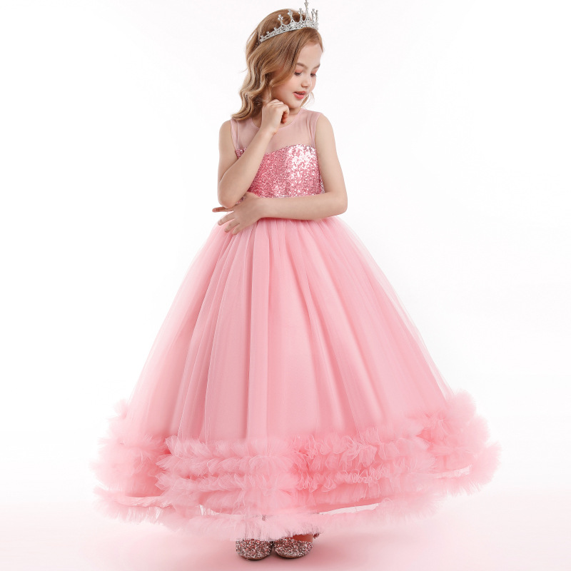 Beleza teal púrpura roxa rosa jóia de jóia/vestidos de festa vestidos de concurso de menina vestidos de flor de meninas de meninas diários Saias de crianças