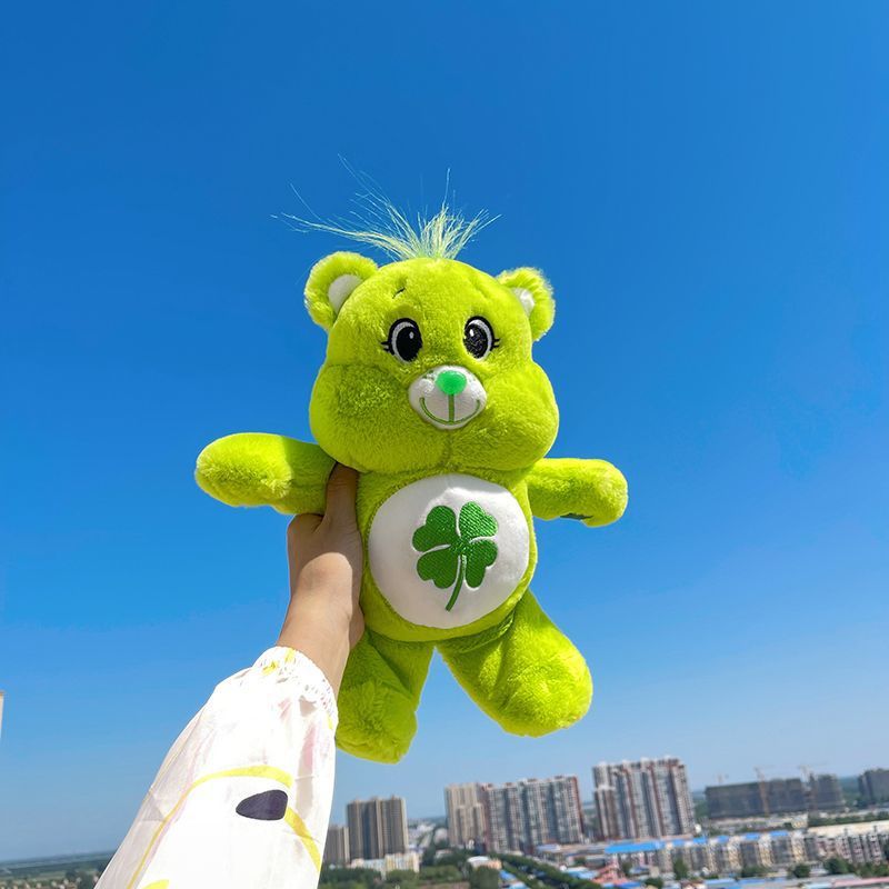 الجملة Happy Rainbow Bear Plush Toys Children's Games Playmates Holiday Holding Decor