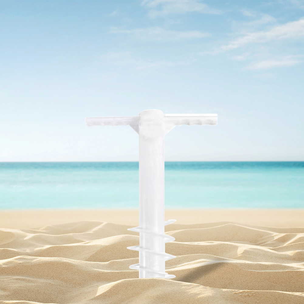 3/5 Spin Beach Umbrella Stand Inserts Inserts Spiral Umbrella Pild Pild Pildlla Mold Mound Anchor Outdoor Travel Accessoires