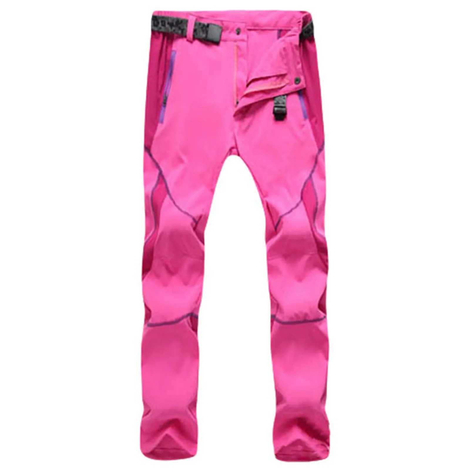 Herenbroeken Buitensportbroek met tailleband unisex winddicht waterdicht sneldrogend elastisch driepersoons bergwandelen Pantalons J240330