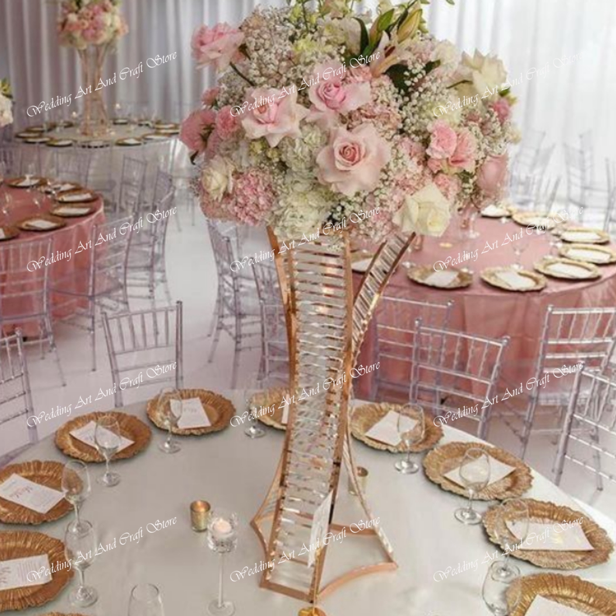 Chapeamento de metal Decoração Floral Vaso Coluna de Chão Suporte de Chumbo de Estrada Fornecimento de Casamento Arco em Forma de Cilindro para Flores Decoração de Pano de Fundo Para Decoração de Casamento