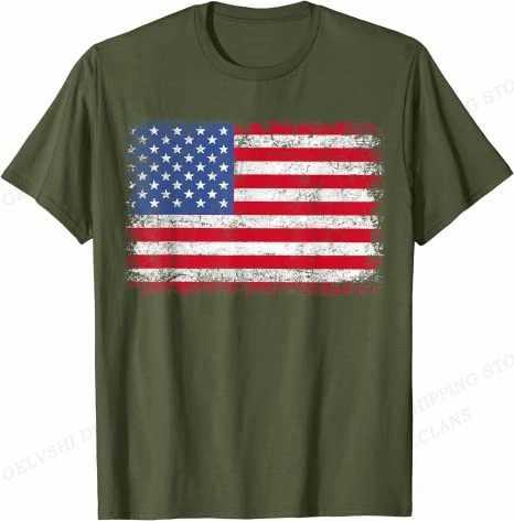 Homens camisetas Bandeira América Camisetas Homens Mulheres Moda Camisetas T-shirt de Algodão Blusas Vintage Camisetas com Bandeira dos EUA Camisetas Mens Roupas Oversize 240319