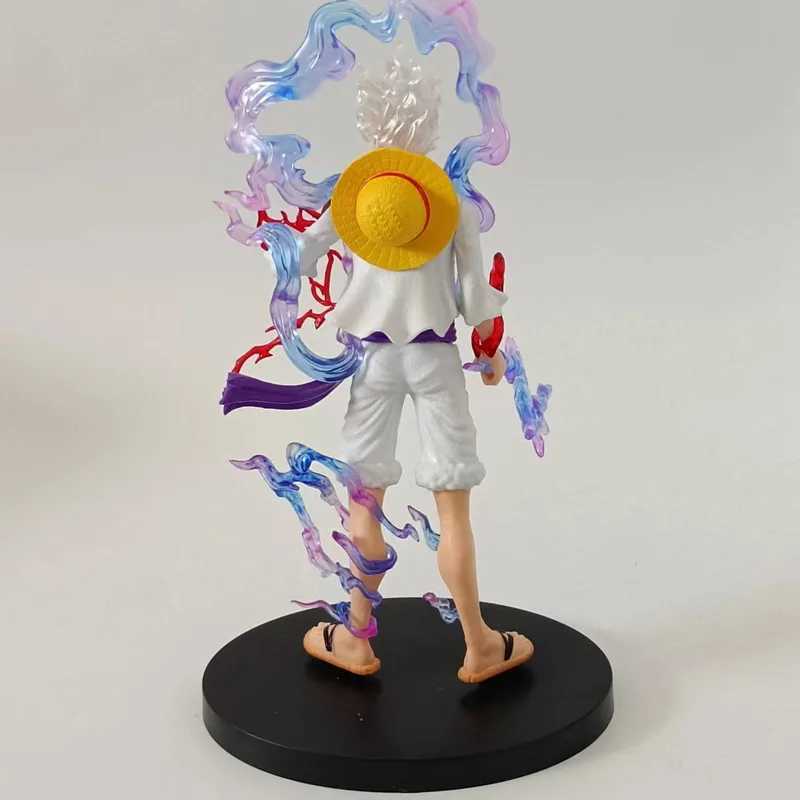 Аниме Манга 21 см Аниме One Piece Фигурка Обезьяна D Луффи Gear 5 Бог Солнца Ника Боевая фигурка ПВХ Коллекционная модель куклы Игрушка в подарок 24329