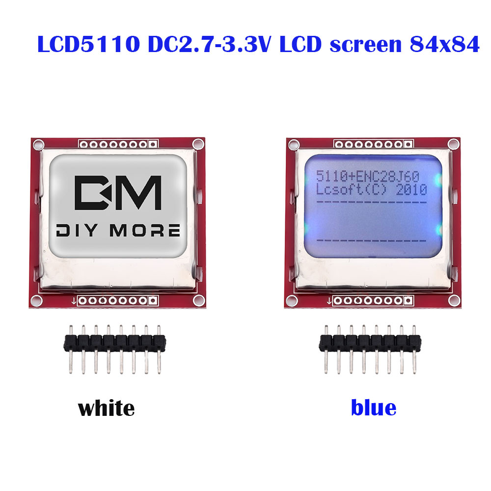 Smart Electronics LCD -модуль дисплей адаптер Adapter PCB 84*48 84x84 ЖК -дисплей 5110 Nokia 5110 Экран для Arduino