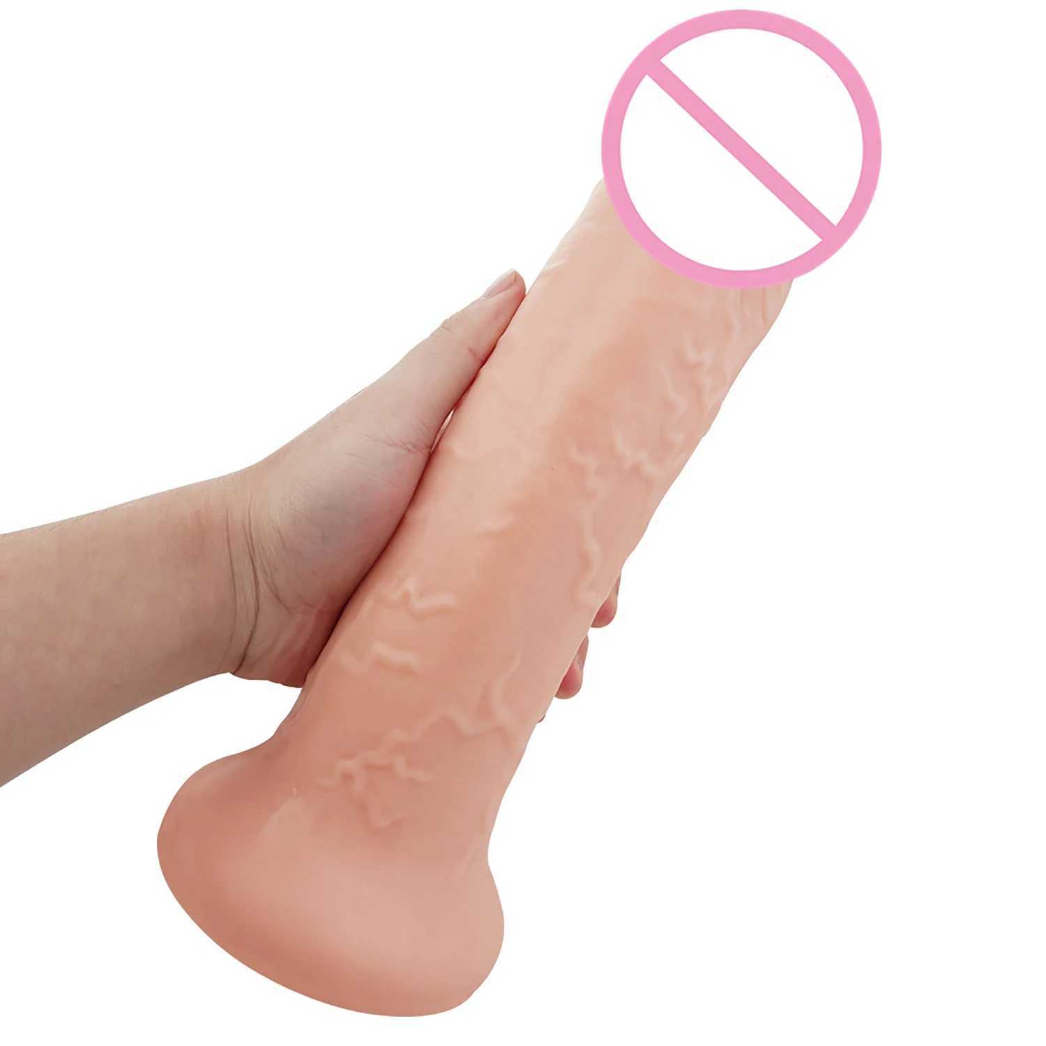 NXY Dildos Dongs Overdimensionerade realistiska analpluggdildo för män och kvinnor Stimulering av vagina anus enorma sexleksaker dilator 240330