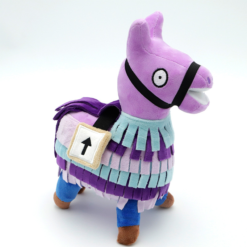 Fabrik grossist 20 cm Fortress Dolls Alpaca Plush Toys Games kring Purple Horse Dolls Children's Gifts