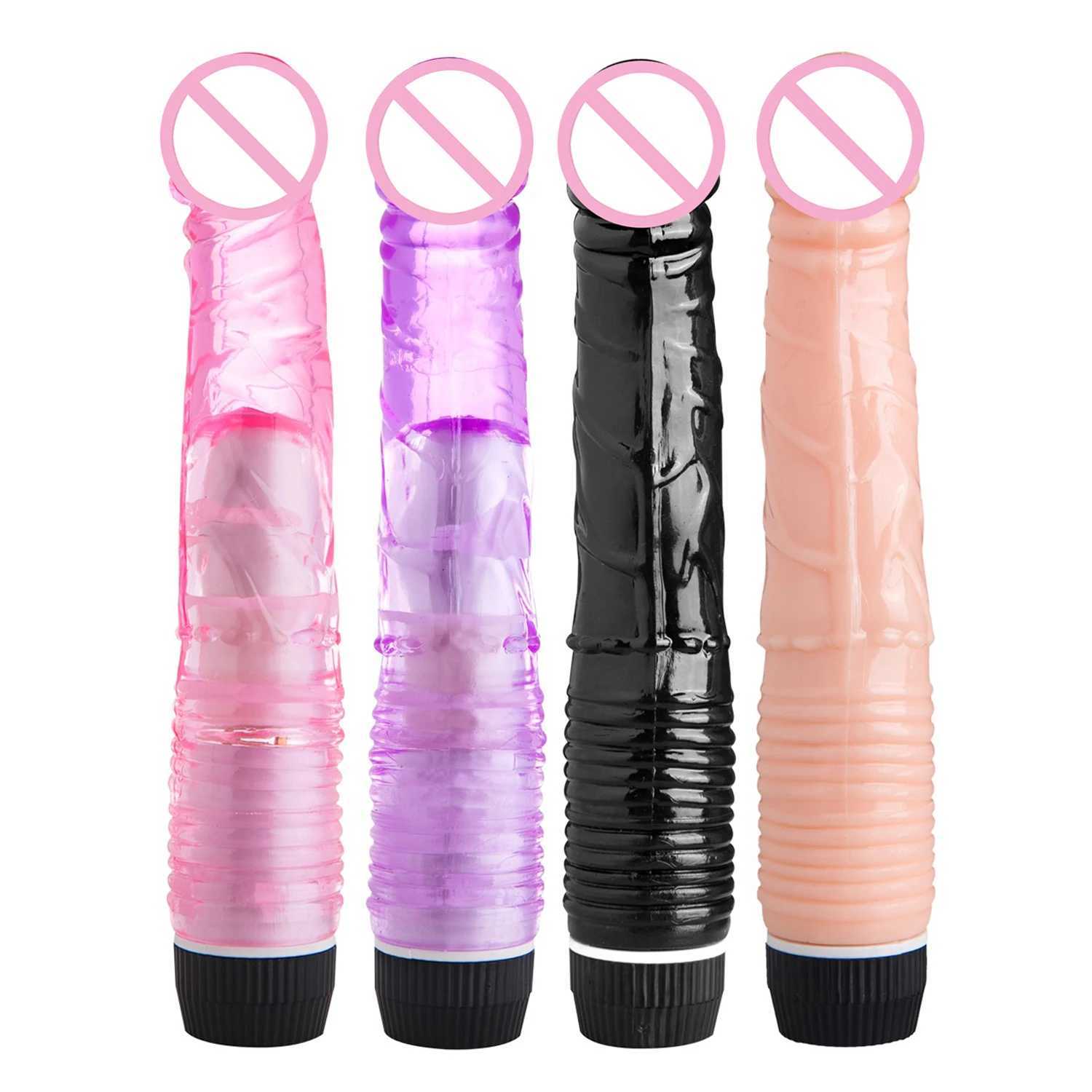 Nxy Dildo Dongs Frequenza variabile Vibrazione Pene realistico Vibratore Fallo morbido Masturbatore Enorme cazzo erotico Giocattoli sessuali donne 240330