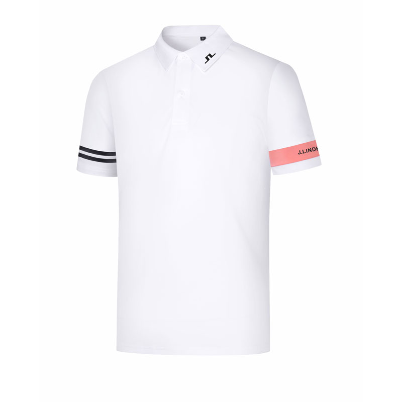 Zomer Golfkleding Heren Golf T-shirts met korte mouwen 3 kleuren JL Jongens Mode Vrije tijd Outdoorkleding Golfsportpolo's