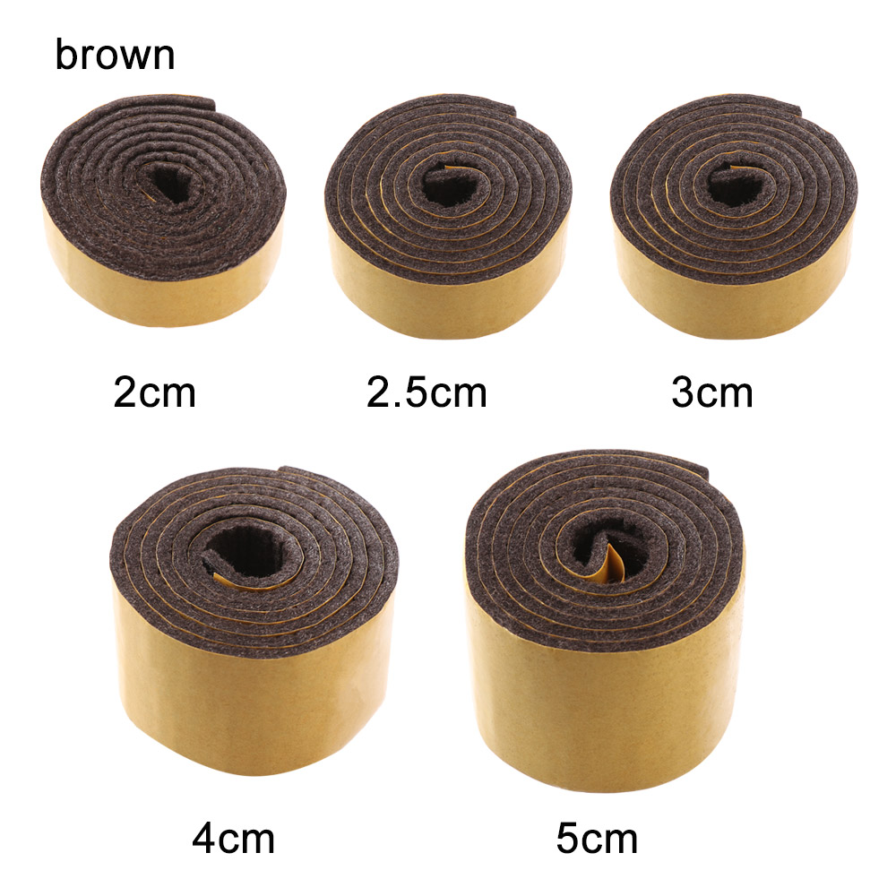 1 Roll zelfklevend vilt meubels beenkussen anti-slip mat vloerbeschermer anti lawaaierige stoel/tafel been slijtage-resistente mat