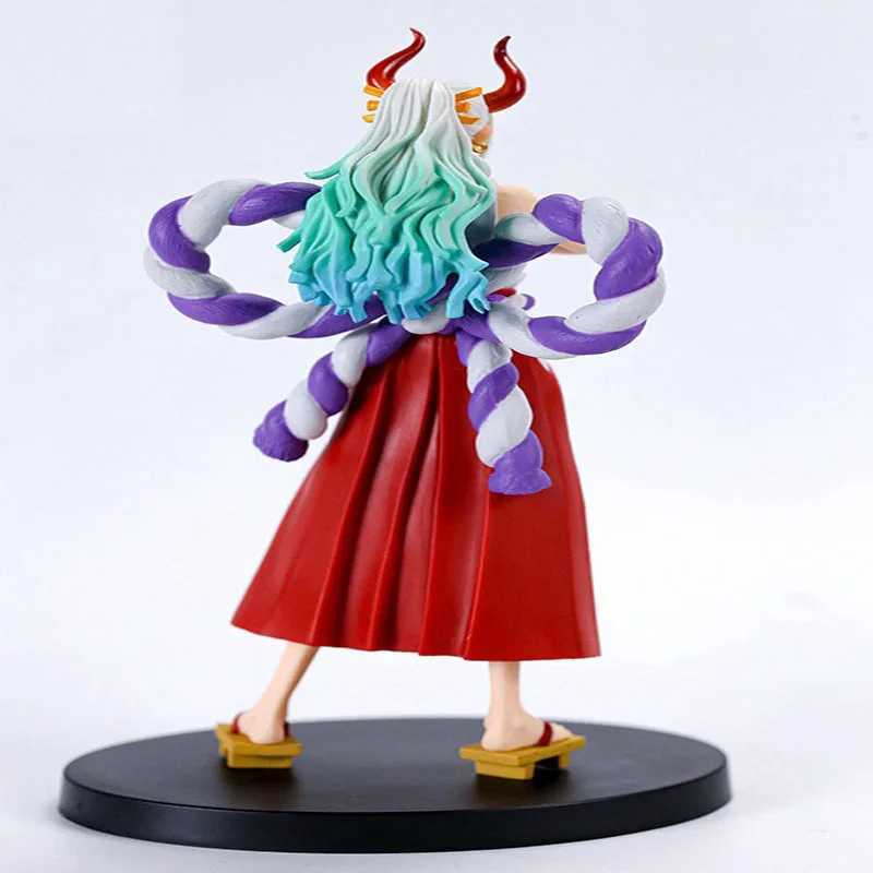 Anime mangá 19cm anime uma peça yamato kozuki hiyori figura brinquedos figuras manga estatueta coleção modelo boneca presente 24329