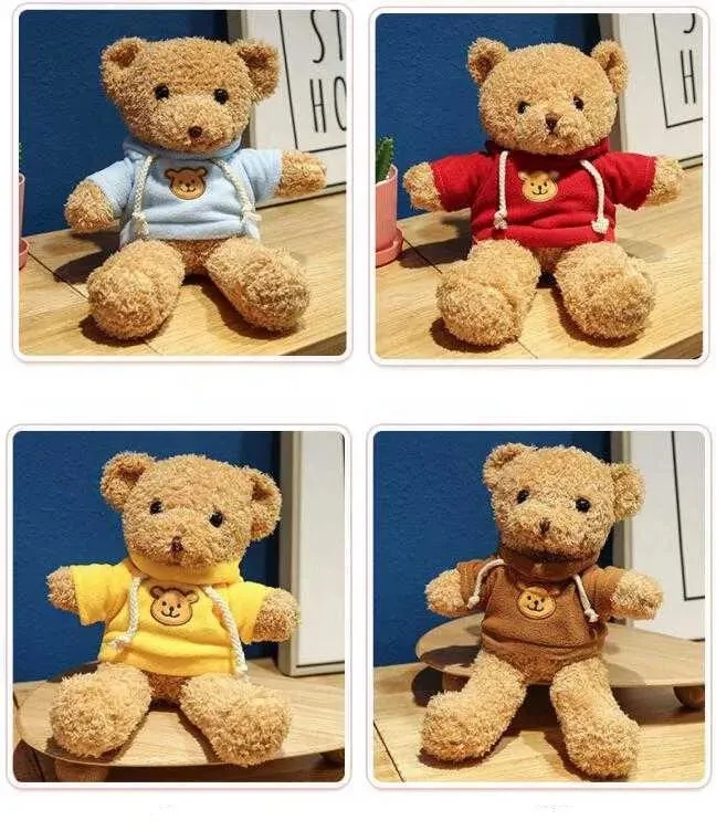 2024 Vente chaude en gros de poupées ours en peluche, poupées et poupées, jouets en peluche 520, cadeau d'anniversaire de la Saint-Valentin avec logo imprimé