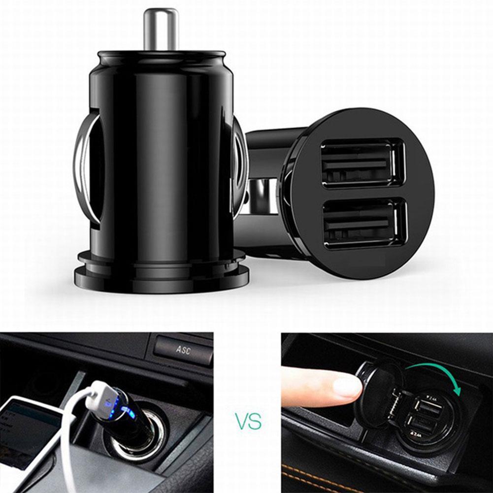 3.1A Port Dual Charger Pobite allume de cigarette USB Cigarette avec chargement LCD de charge de tension Charger d'adaptateur d'alimentation USB 12V 24V